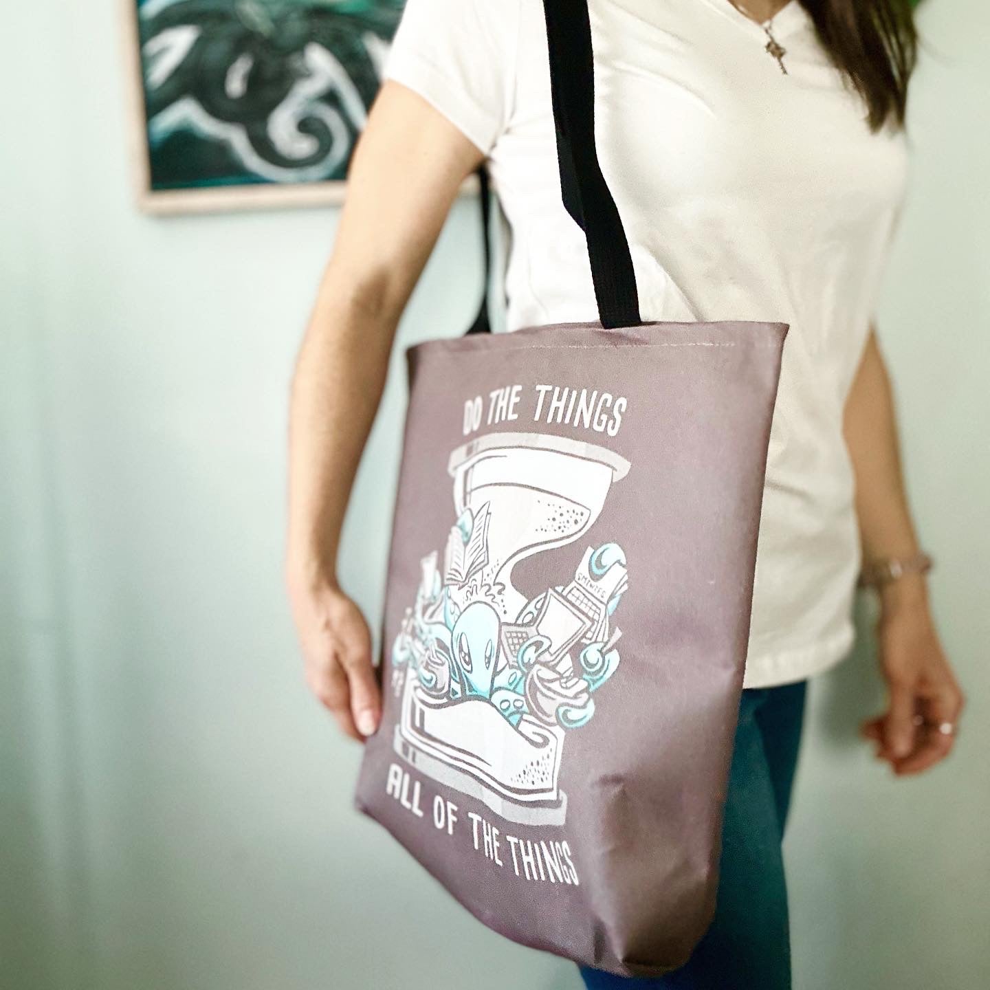 Tote Bag: All The Things - Zeek the Octopus