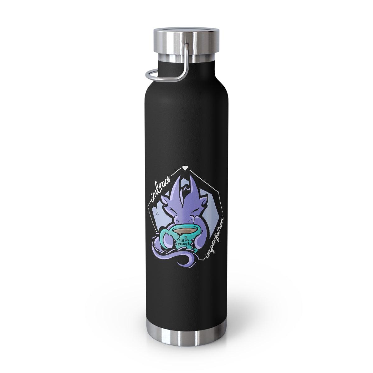 Water Bottle: I Am Enough - Wisp the Dragon (22 oz)