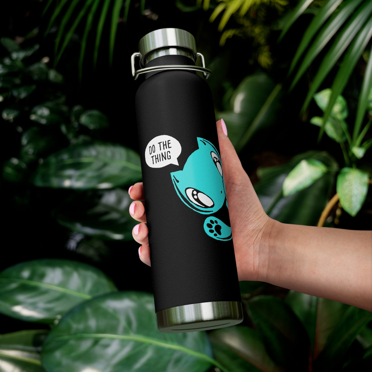 Water Bottle: Do The Thing - Skoshie the Cat (22 oz)