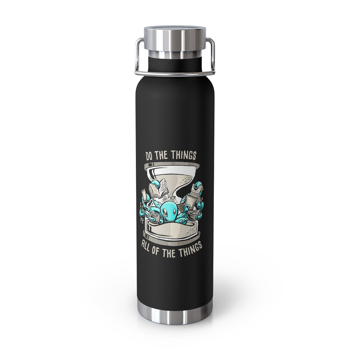 Water Bottle: All the Things - Zeek the Octopus (22 oz)