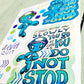 Stickers: Go Slowly, Do Not Stop - Skoshie the Cat (2 styles)