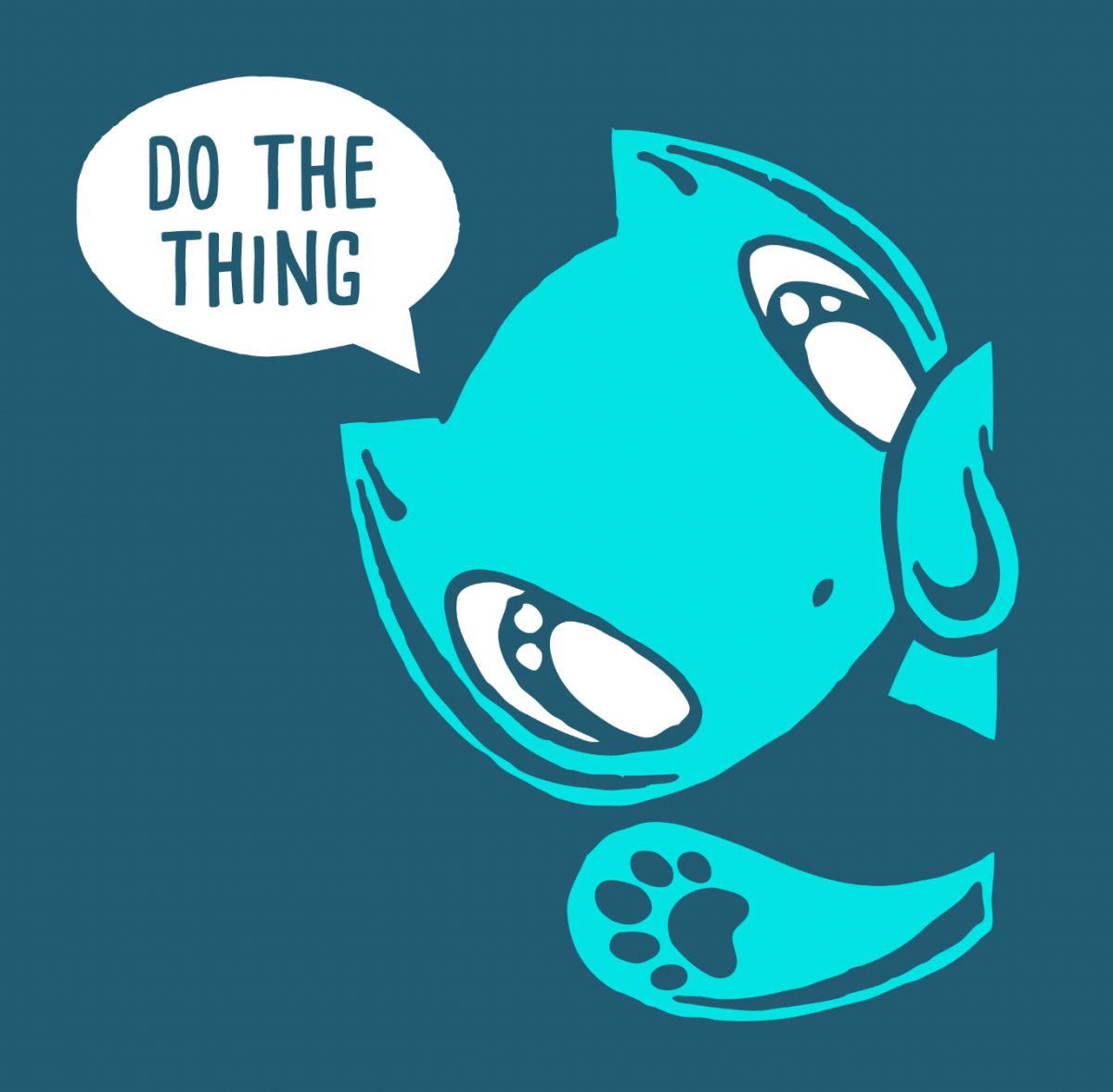T-shirt: Do The Thing - Skoshie the Cat - Skoshie & Friends